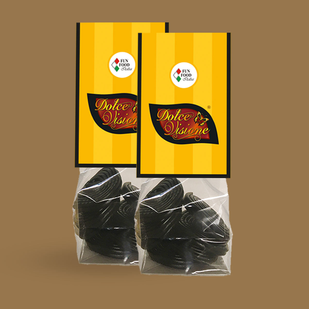 CARAMELLE - ROTELLE DI LIQUIRIZIA - 2 SACCHETTI