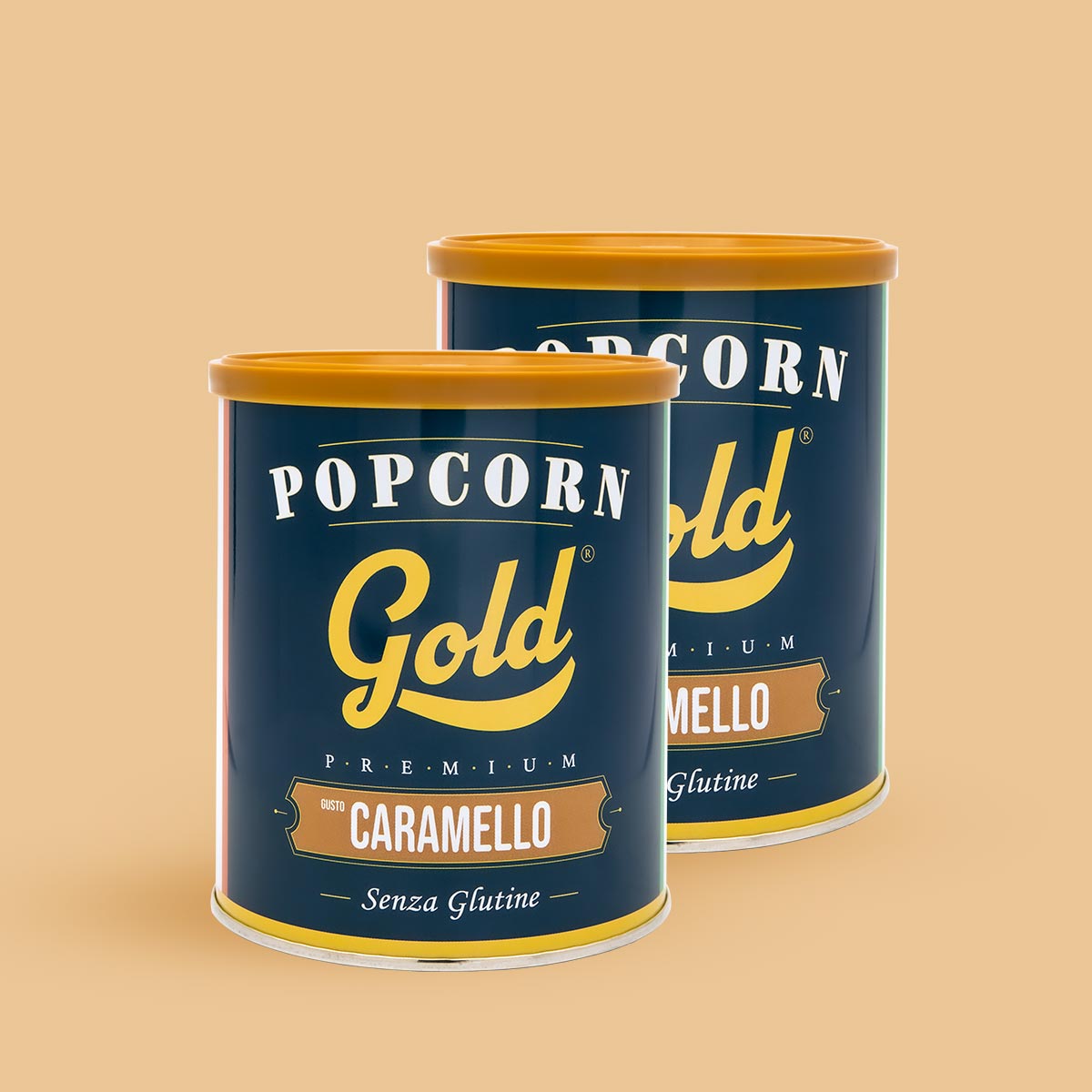 POPCORN GOLD CARAMELLO - 2 BARATTOLI
