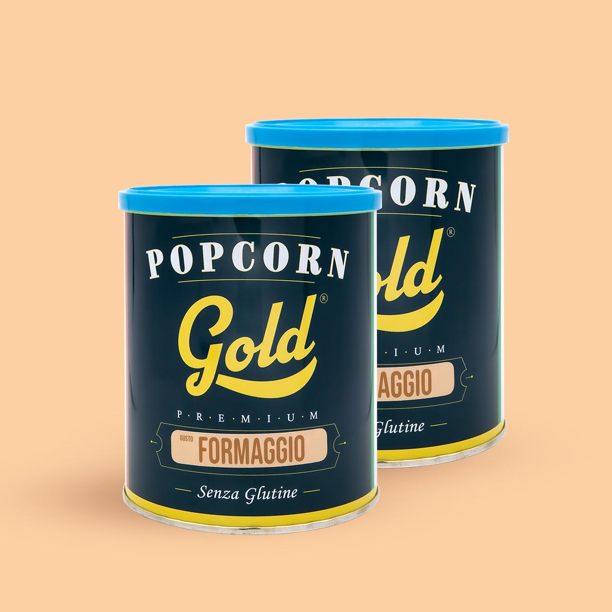 POPCORN GOLD FORMAGGIO - 2 BARATTOLI