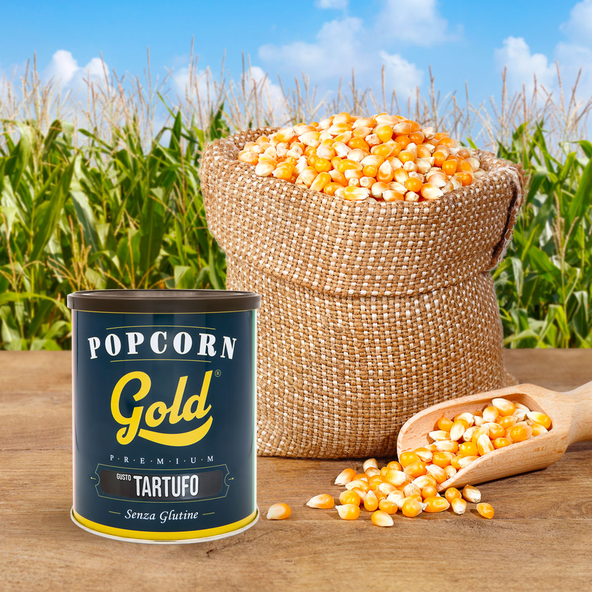 POPCORN GOLD TARTUFO - 2 BARATTOLI