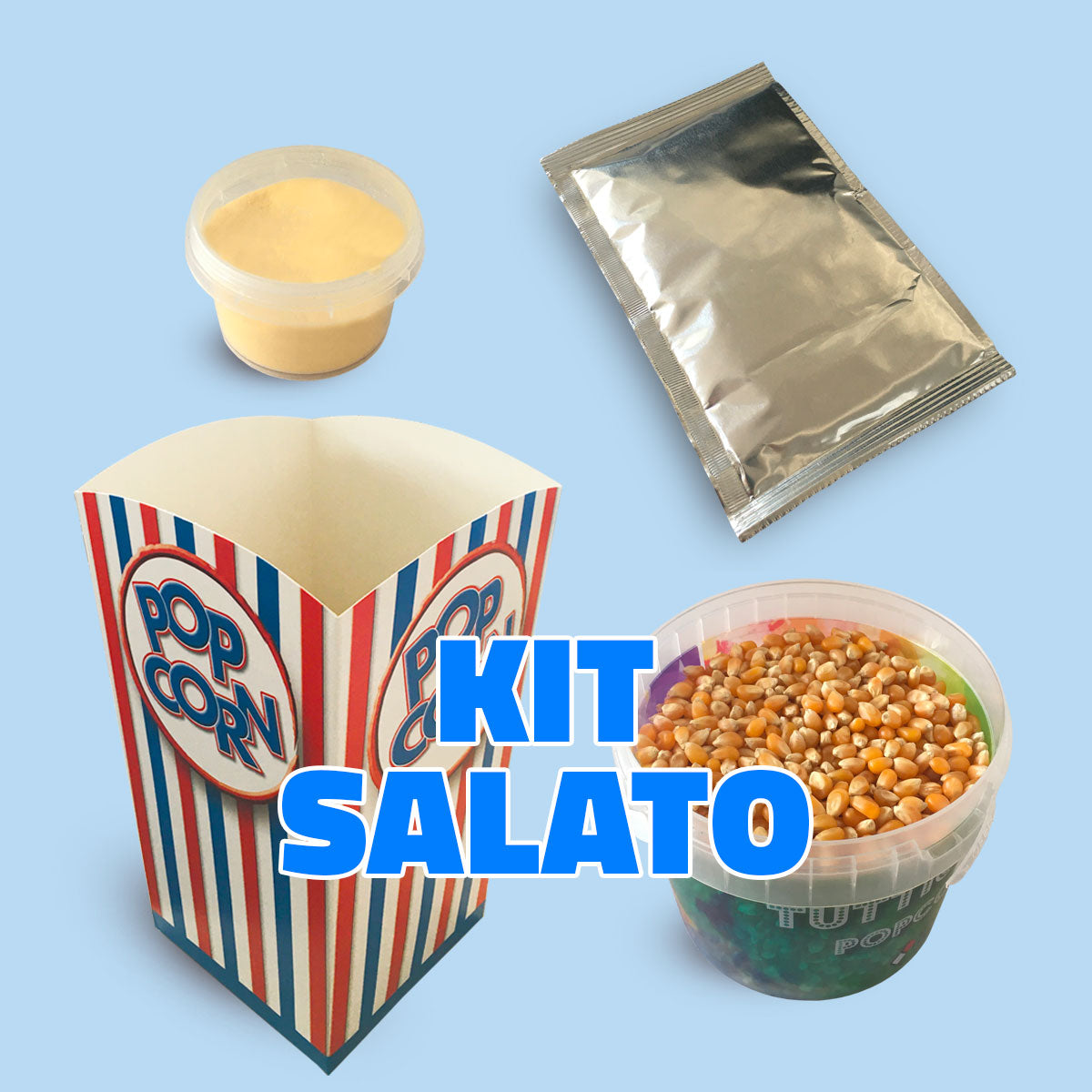KIT INGREDIENTI PER POPCORN SALATO