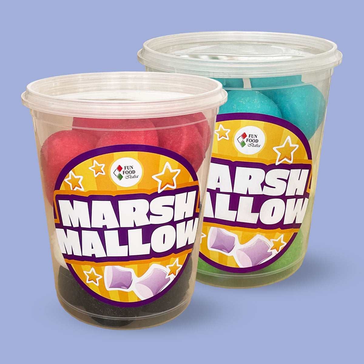 MARSHMALLOW MIX ASSORTITI - 2 BARATTOLI – Fun Food Italia Shop