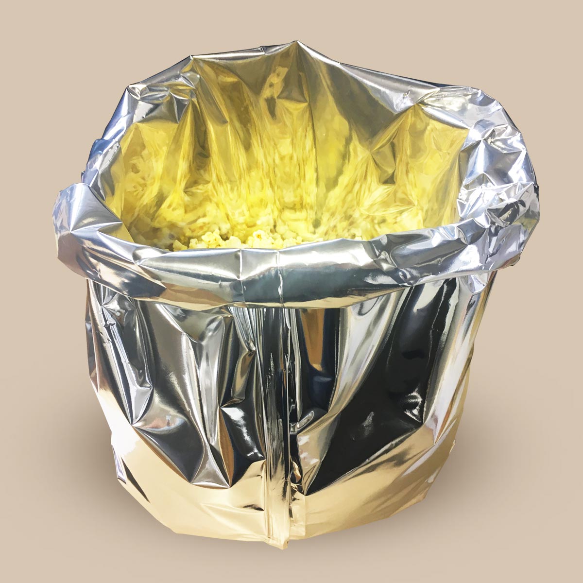 MAXI SACCO DI POPCORN GUSTO CIOCCOLATO + BICCHIERI CINEMA