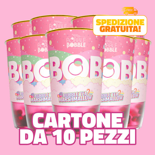 BOB: BUBBLE TEA GUSTO MARSHMALLOW (10 PEZZI)