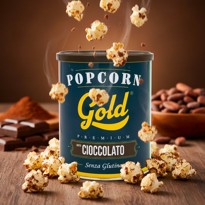 POPCORN GOLD CIOCCOLATO - 2 BARATTOLI