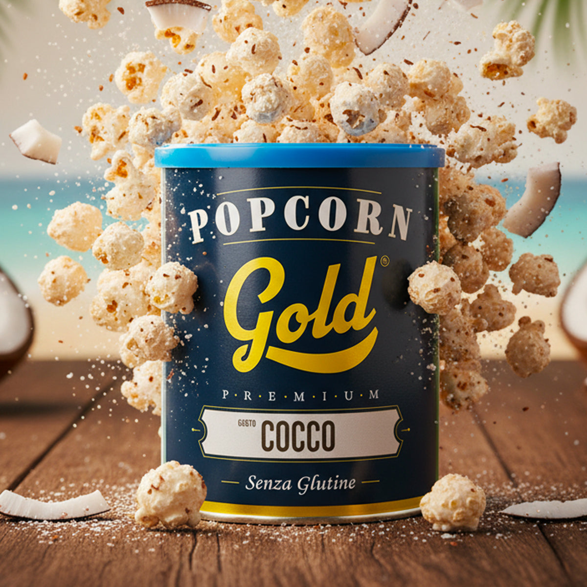 POPCORN GOLD COCCO - 2 BARATTOLI