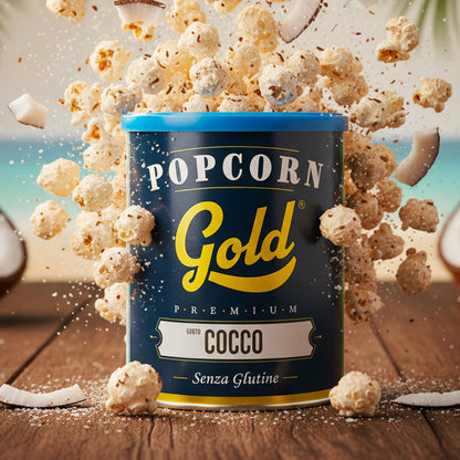 POPCORN GOLD COCCO - 2 BARATTOLI