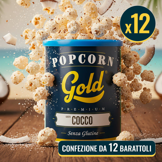POPCORN GOLD COCCO - 12 BARATTOLI