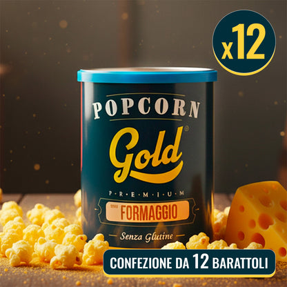 POPCORN GOLD FORMAGGIO - 12 BARATTOLI
