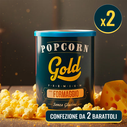 POPCORN GOLD FORMAGGIO - 2 BARATTOLI