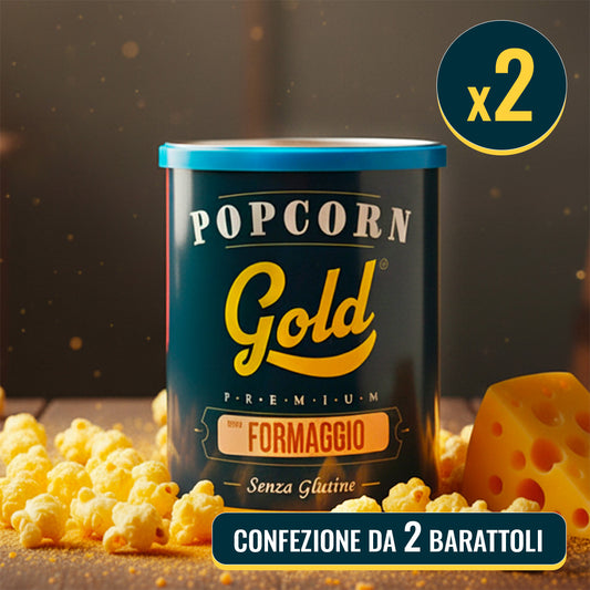 POPCORN GOLD FORMAGGIO - 2 BARATTOLI
