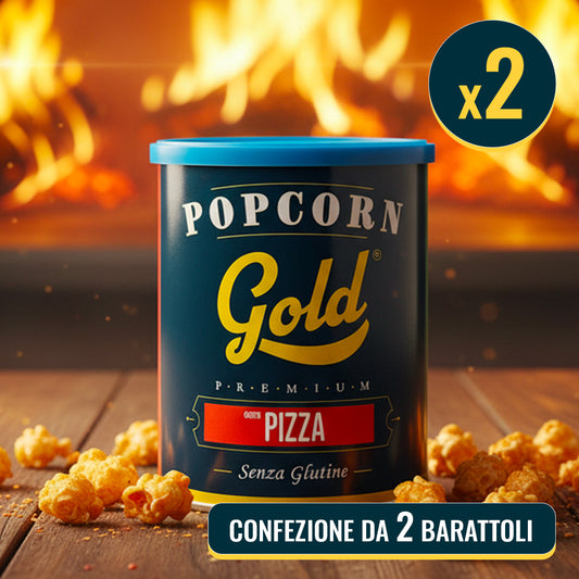 POPCORN GOLD PIZZA - 2 BARATTOLI