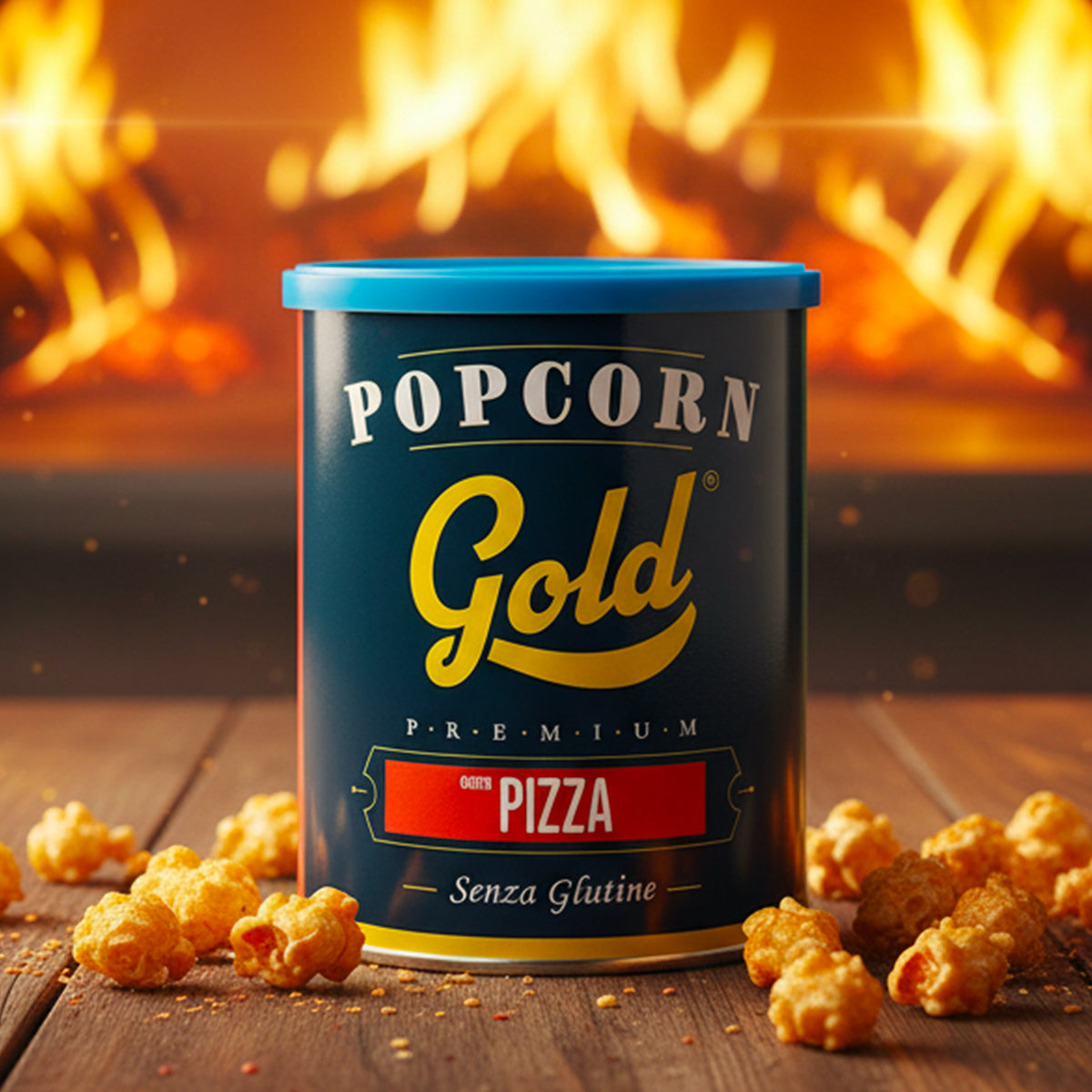 POPCORN GOLD PIZZA - 2 BARATTOLI