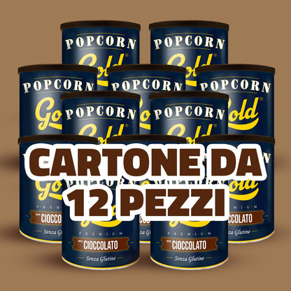 POPCORN GOLD CIOCCOLATO - 12 BARATTOLI