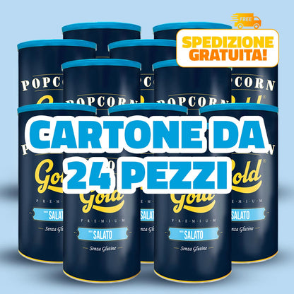 POPCORN GOLD SALATO - 24 BARATTOLI