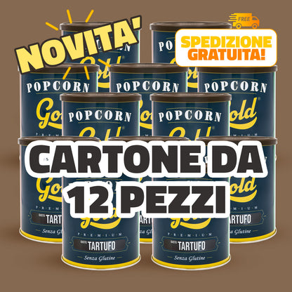 POPCORN GOLD TARTUFO - 12 BARATTOLI