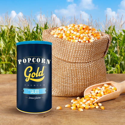 POPCORN GOLD SALATO - 24 BARATTOLI
