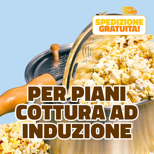 PADELLA POPCORN PER INDUZIONE + STARTER KIT